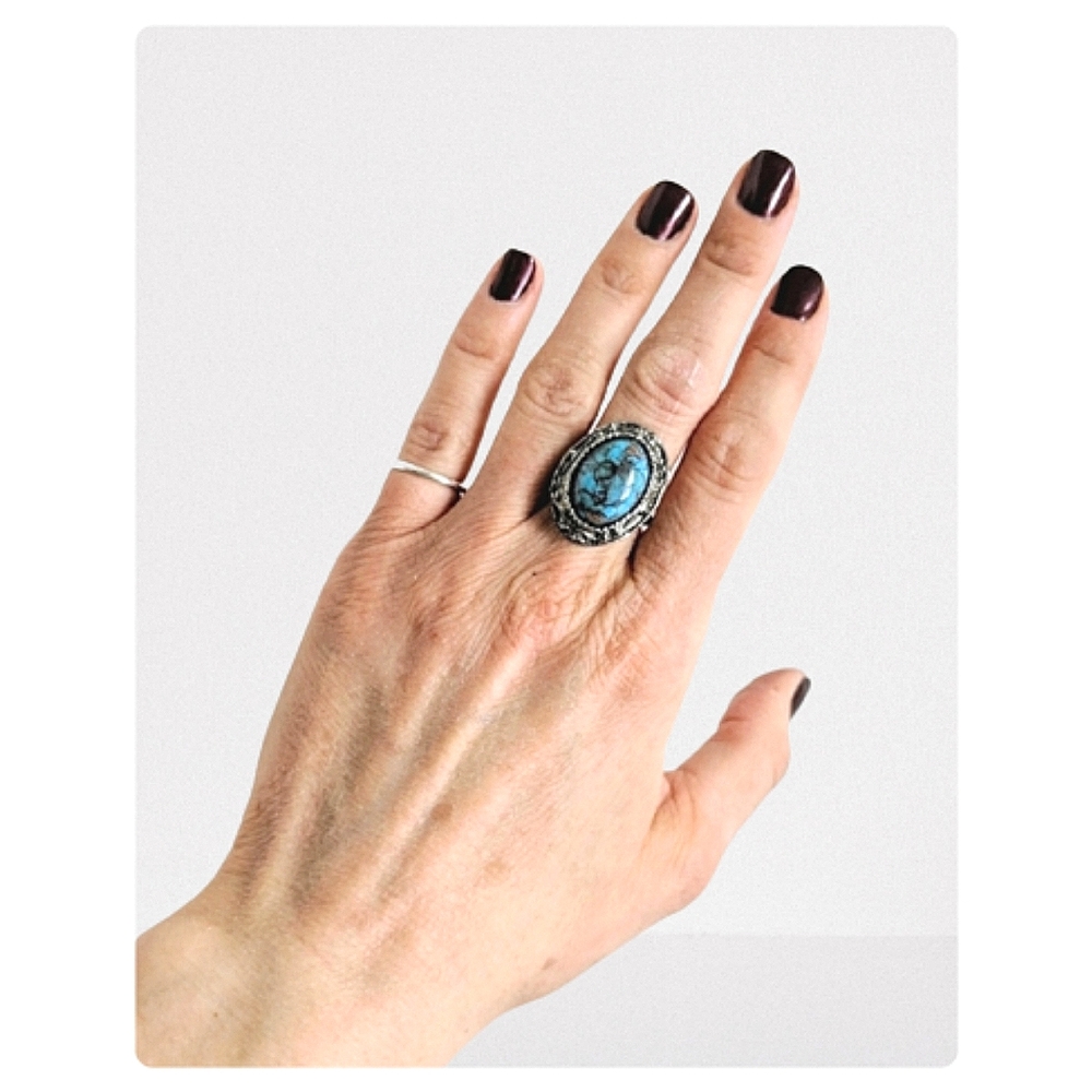 vintage 70's oval ring